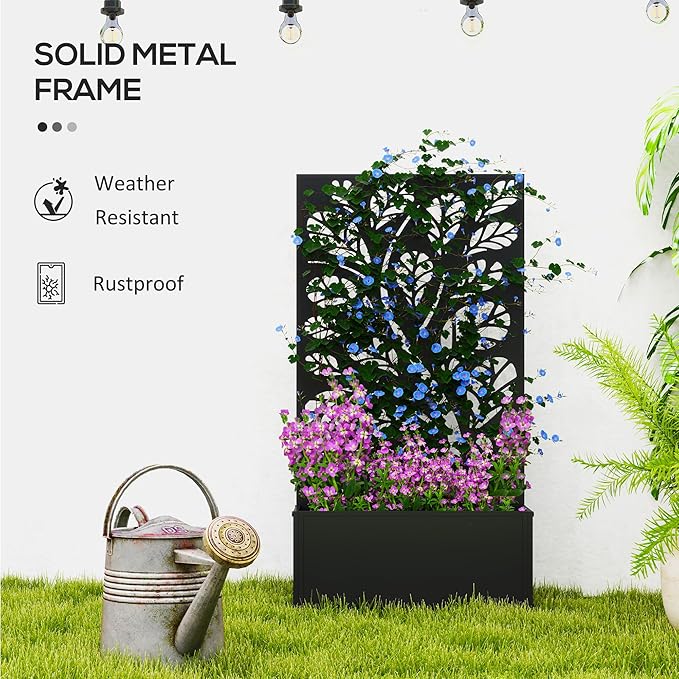 Outsunny Metal Raised Garden Bed - Image 5
