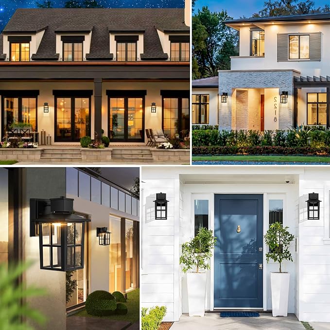 Brightever LED Outdoor Wall Lights, 10W 3000K/4000K/6500K Selectable, 800LM - Image 7