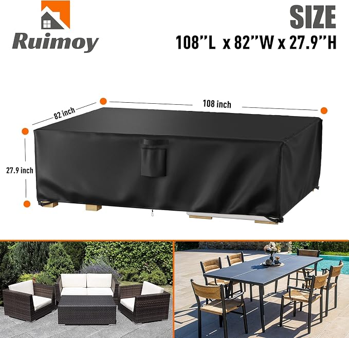 Patio Furniture Covers, Outdoor Furniture Cover Waterproof, General Purpose - Image 2