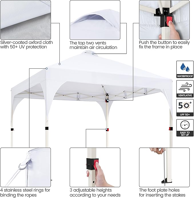 Yaheetech 10x10 Pop Up Canopy Tent - Image 4