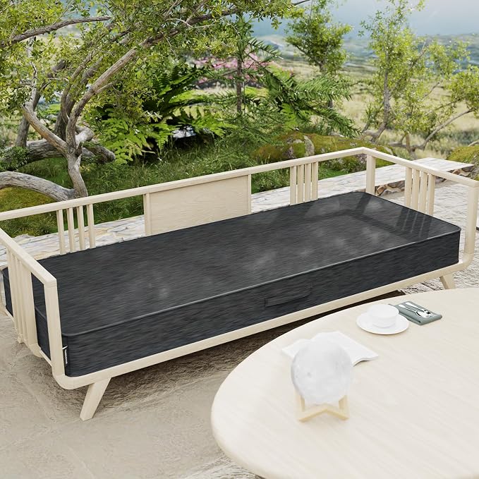 Outdoor Water-Resistant Olefin Chaise Lounge Cushions - Image 2