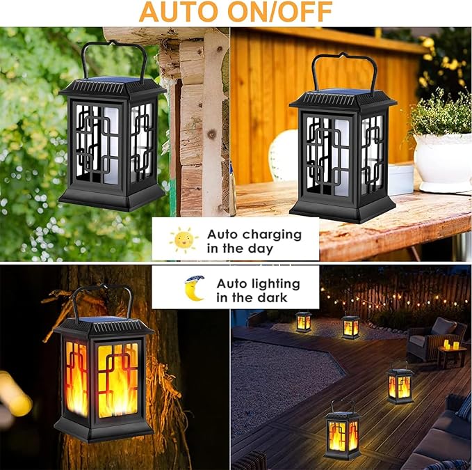 Solar Lanterns Outdoor Waterproof Hanging Solar Lanterns Garden Lights Solar - Image 6