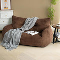 Pamapic 59" Bean Bag Chair, 2 Seat Loveseat Sofa, Ultra Soft Dutch Velvet by Pamapic