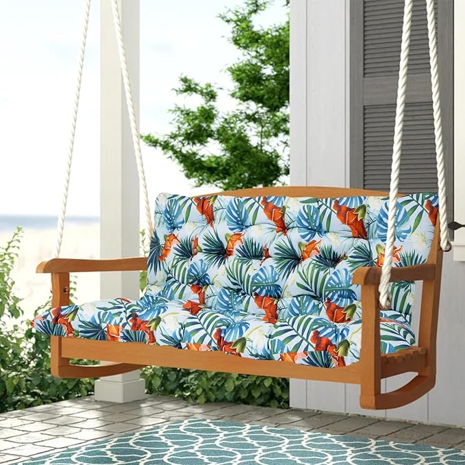 2-3 Seat Swing Replacement Cushion, Outdoor Bench Cushions - Image 6