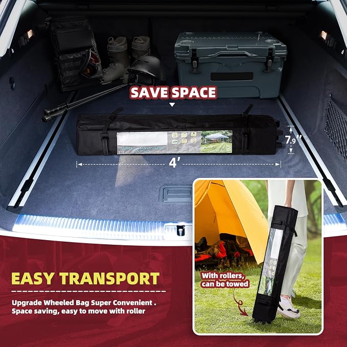 10x10 Heavy Duty Pop up Commercial Canopy Tent Instant Sun Shelter - Image 8