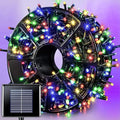 JMEXSUSS 600 LED Solar Christmas Lights Outdoor, 206.7 ft Multi Colored by JMEXSUSS