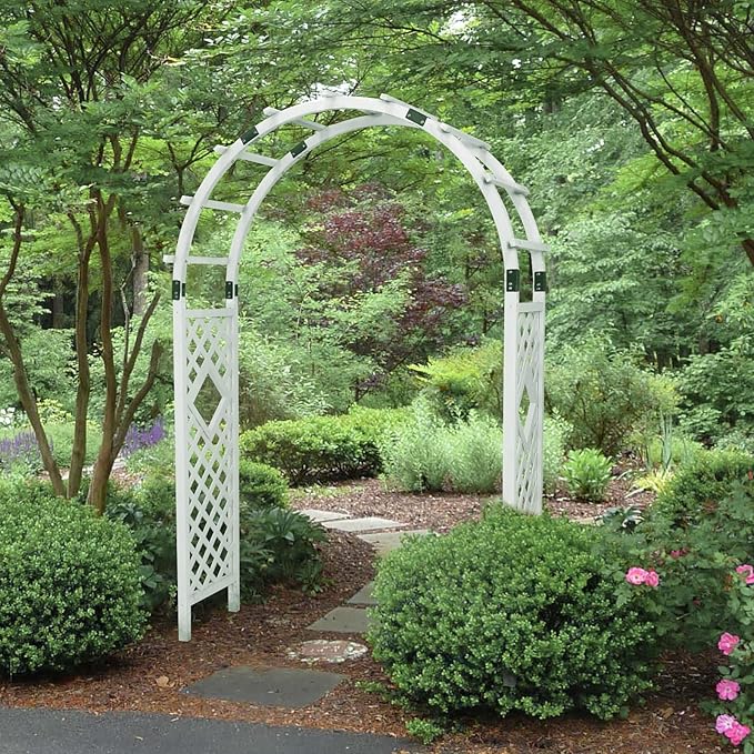 EAGLE PEAK Wood Arbor Garden Trellis Archway, Wedding Arch by EAGLEPEAK