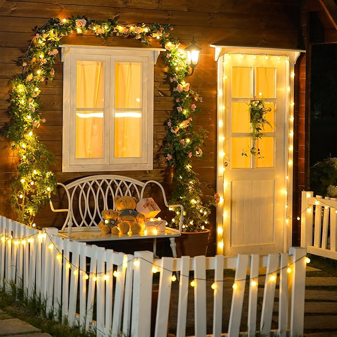 JMEXSUSS Solar String Lights Outdoor Waterproof, Solar Christmas Lights - Image 2