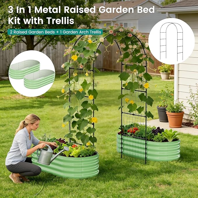 DoCred 3 in 1 Raised Garden Bed - Image 3