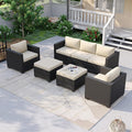 Aoxun Patio Furniture Set, 5 Piece Outdoor Sectional Sofa by Aoxun