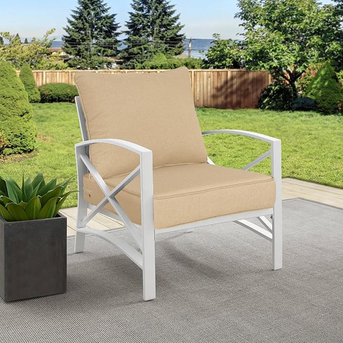 Goodgoods 24x24 inch Outdoor/Indoor Deep Seat Patio Cushion Set of 1 Resilient - Image 3