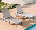 WACASA Outdoor Chaise Lounge Chairs Set of 2, Oversized Lounge Chairs by WACASA