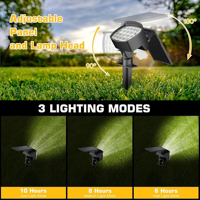 Kaxiida Solar Lights Outdoor Waterproof - Image 3