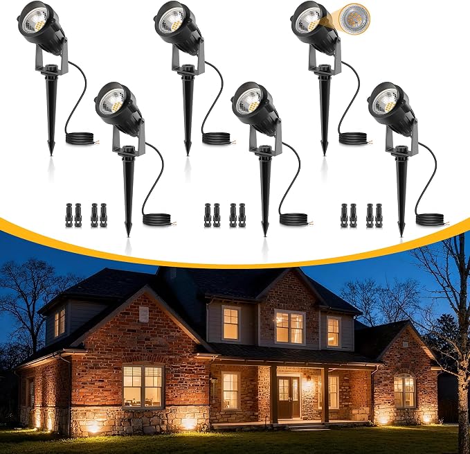 L LOHAS LED 5W Low Voltage Landscape Lighting, 12V 24V Outdoor Spot Lights by LLOHASLED