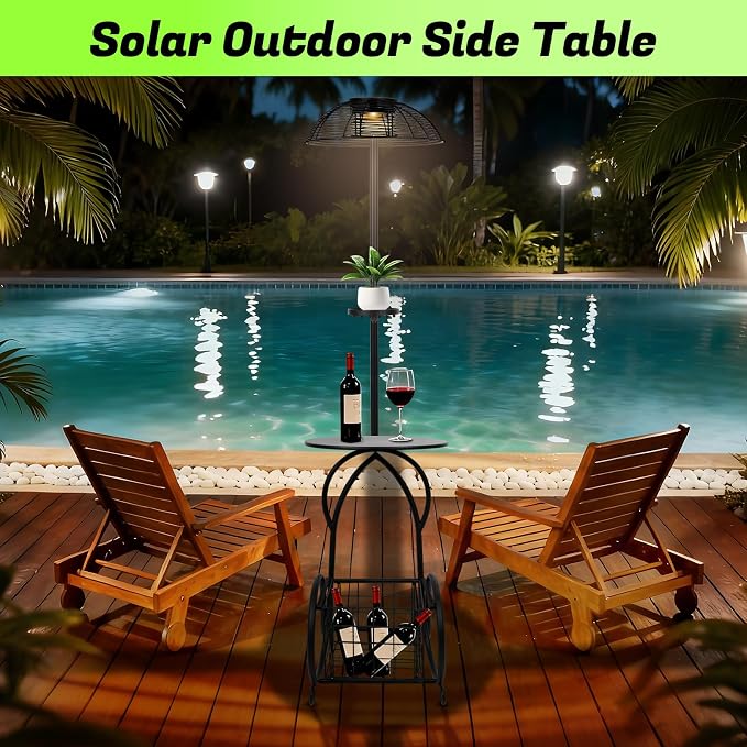 Solar Outdoor Coffee Table - Image 4
