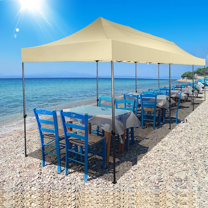 COBIZI 10x30 Pop up Canopy Tent 10x30 Canopy No Sidewall Waterproof Heavy Duty - Image 8