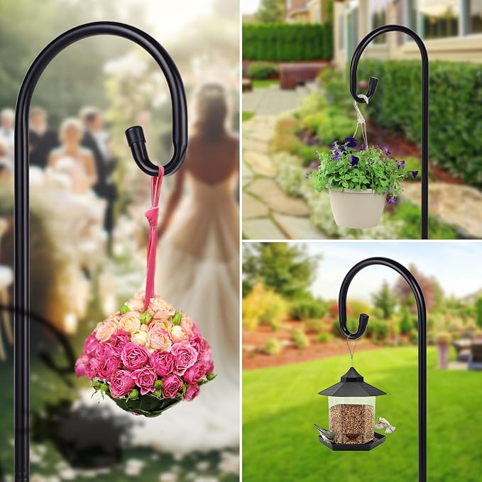 Shepherd-Hooks Adjustable for Bird-Feeder Lantern Plant-Hook Garden-Stake - Image 2
