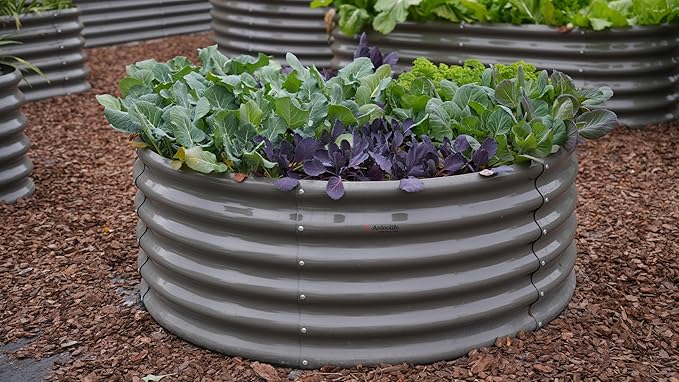 A ANLEOLIFE Set of 14, 18 Inch Tall Raised Garden Beds Kit, Heart-Shaped - Image 4