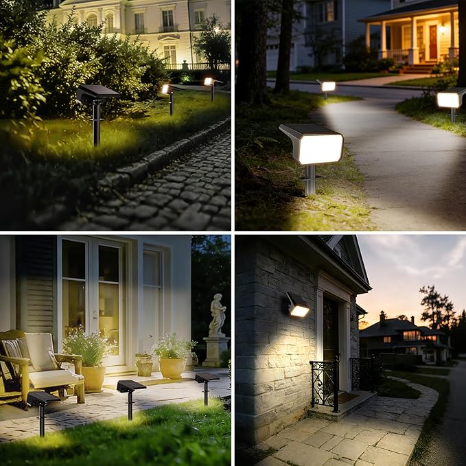 Fabrito Solar Spot Lights Outdoor 10 Pack, Auto On/Off Spotlights, IP67 - Image 6
