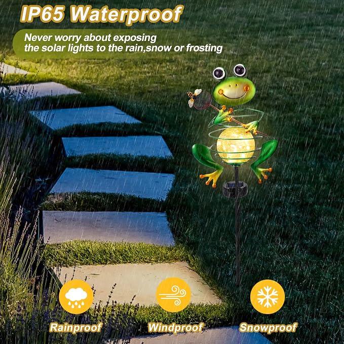 Frog Solar Garden Light - Image 4