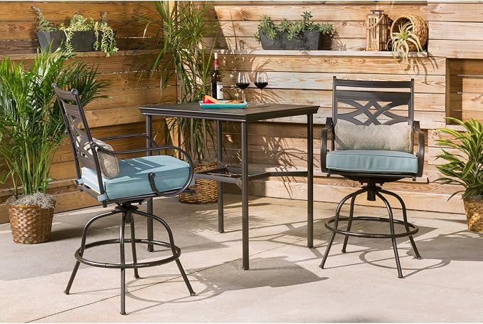 Hanover Montclair Outdoor Patio Conversation Set - Image 2