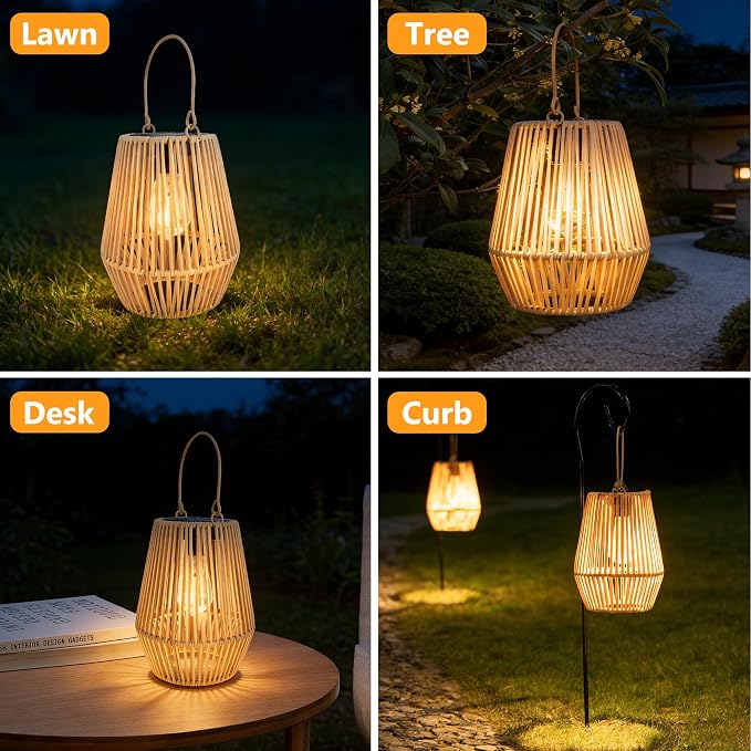 Solar Lanterns Outdoor Waterproof, Hanging Solar Lanterns Outdoor Gifts - Image 7