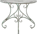 SAFAVIEH Outdoor Collection Annalist Victorian Scroll Antique Dark Green by SAFAVIEH