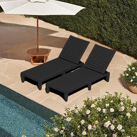 YITAHOME Patio Lounge Chair Set of 4, Outdoor Chaise Lounge - Image 7