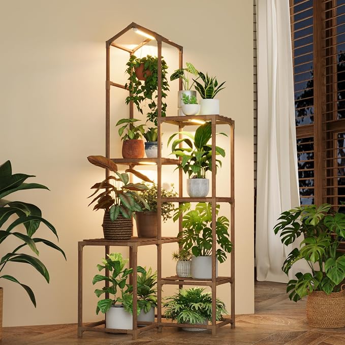 Bamworld Tall Corner Plant Stands - Image 7