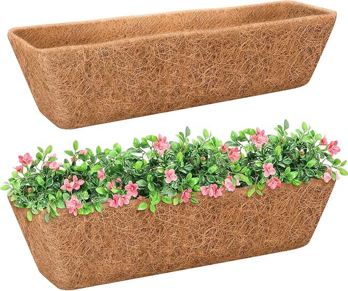 Riare 2 Pack 36 Inch Rectangle Coconut Liners by Riare