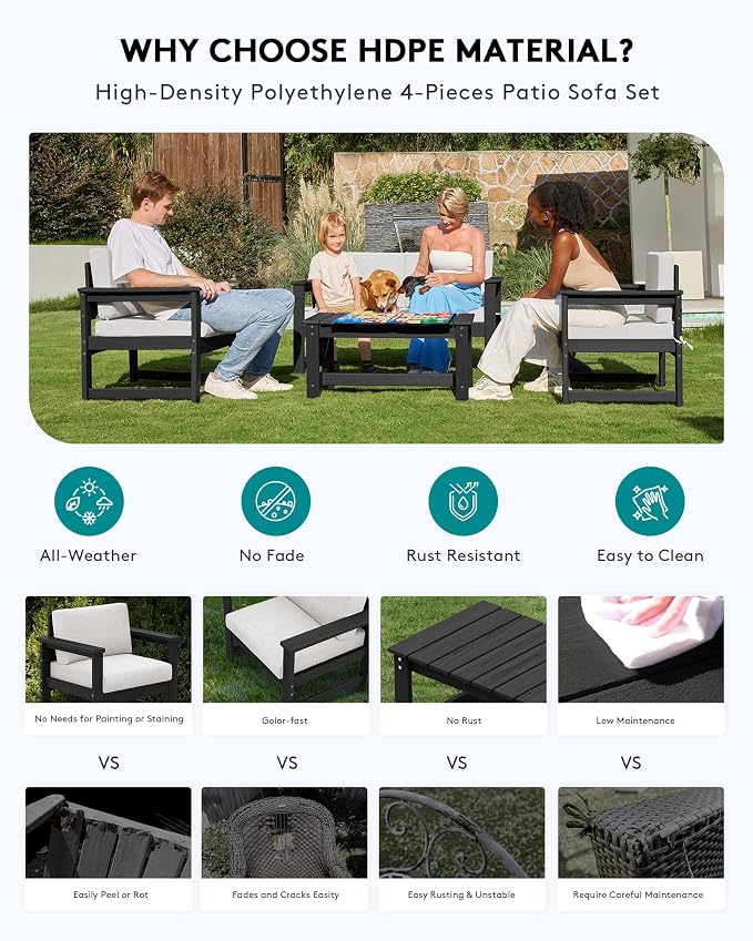 SERWALL 2 Pieces Single Cushioned Sofa Armchair - Image 3