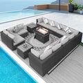 NICESOUL 15 Piece Outdoor Patio Furniture Set by NICESOUL