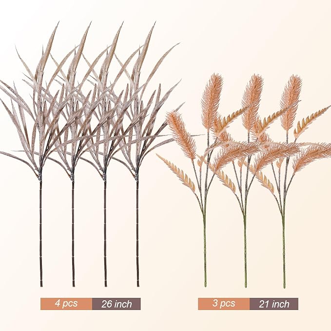 7 PCS Artificial Stems Fake Plants - Image 5