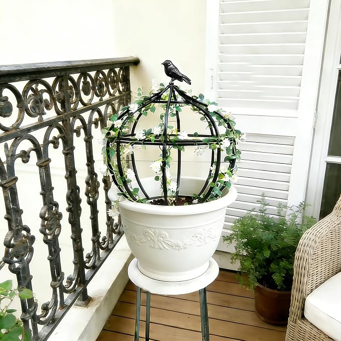 Sturdy Metal Garden Obelisk Trellis - Image 6