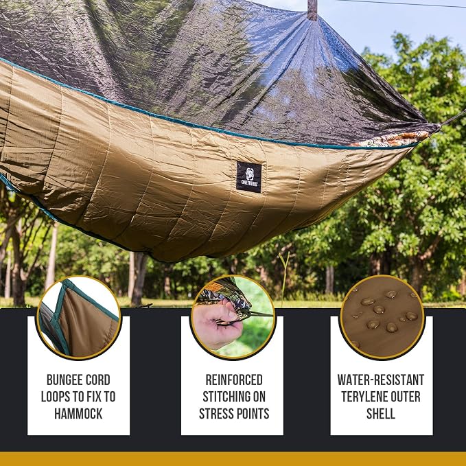 OneTigris Hideout Hammock Underquilt, Lightweight 4 Season Hammock Gear - Image 4