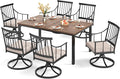 PHI VILLA 7 Pieces Outdoor Dining Set by PHIVILLAThepioneerofcomfortablehouseholdsupplies