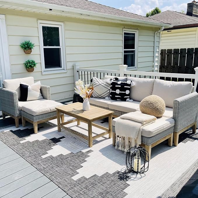 Sophia & William Outdoor Patio Furniture Sets, 5-Piece All-Weather Patio by SophiaWilliam