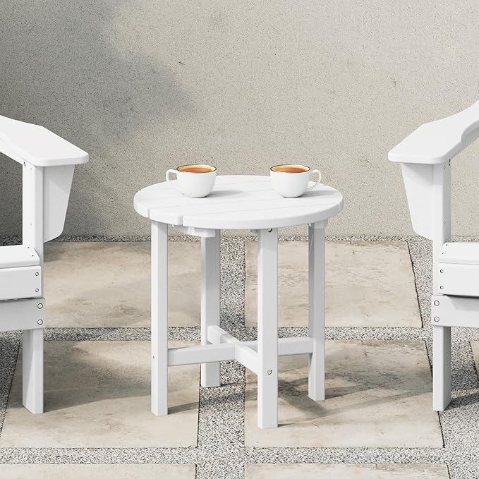 WestinTrends Dylan Adirondack Round Outdoor Side Table - Image 2