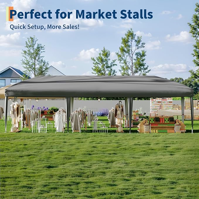 10x30 Pop Up Canopy with 8 SideWalls - Image 3
