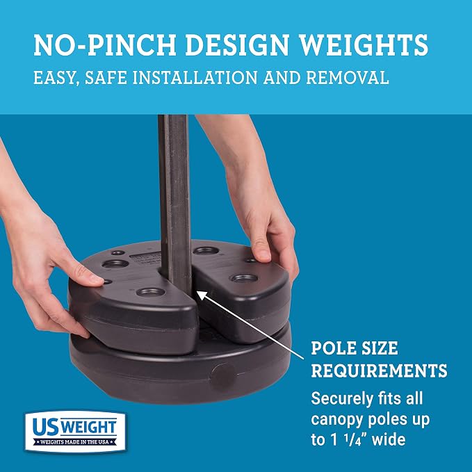 US Weight Fillable Canopy Weight Set of 4 - Image 5