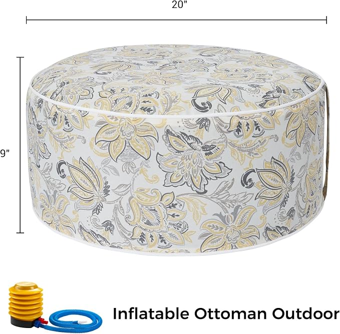 Inflatable Outdoor Ottoman - Image 2