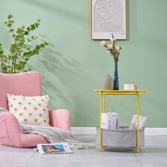 VECELO Round Side/End Table - Image 6