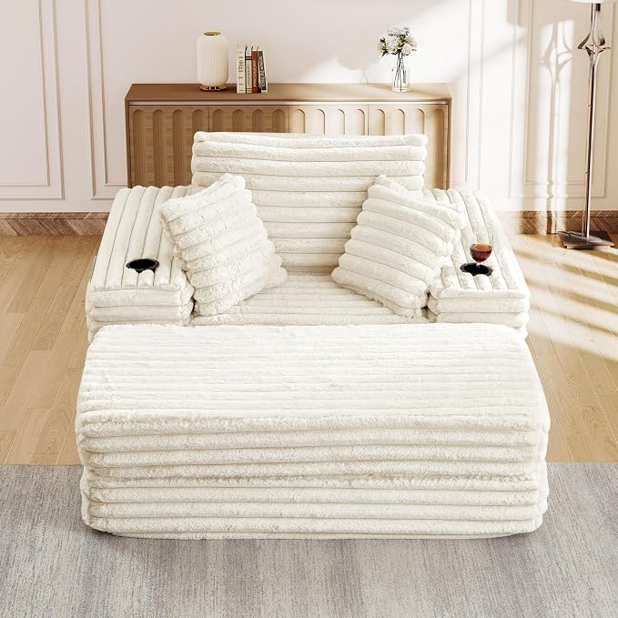 5-In-1 Oversized Chaise Lounge Chair Indoor - Image 8