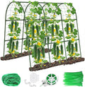 Cucumber Trellis for Raised Bed by Eunice