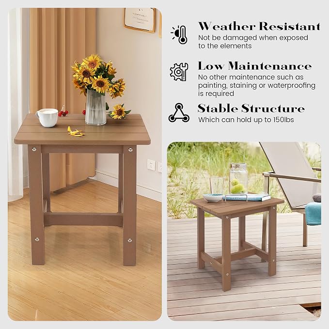 Outdoor Side Table, Small Adirondack Side Table - Image 6