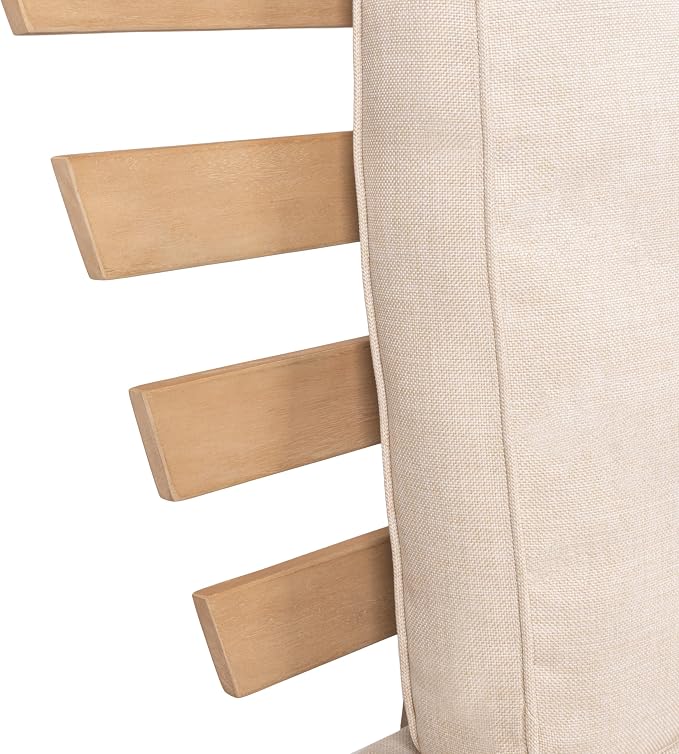 JONATHAN Y SFB1000A Hartley 2-Seat Modern Scandinavian Folding Wood Outdoor Day - Image 7