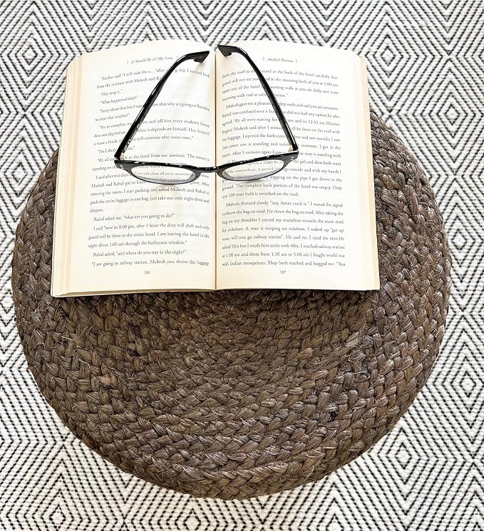 S & L Homes Pouf Ottoman - Image 4