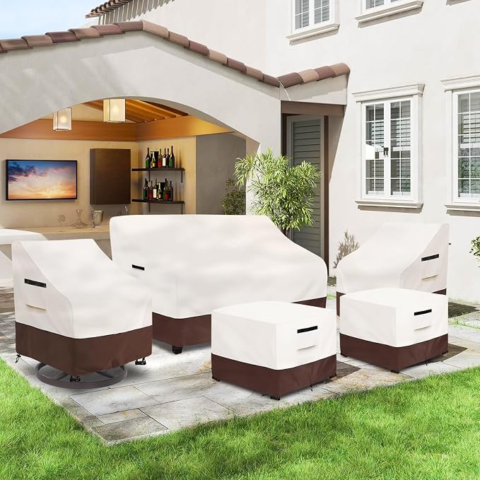 Outdoor Couch Covers, 76 Inches Outdoor Sofa Cover, Waterproof Patio Furniture - Image 8