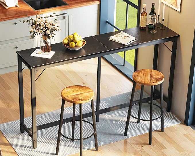 ODK 71 Inch Bar Table, Bar Height Pub Table, Counter Height Bar Table, - Image 2