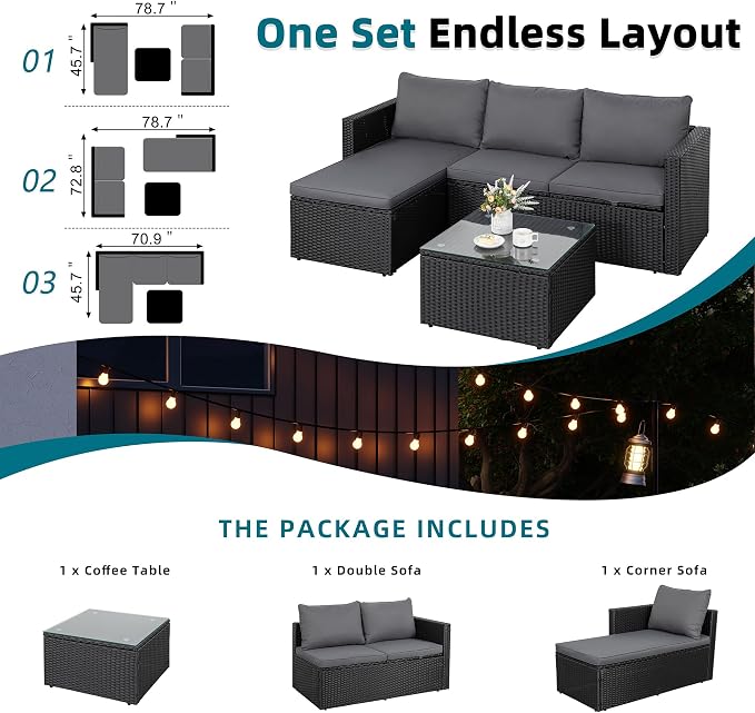 SUNLEI Patio Furniture Set - Image 6